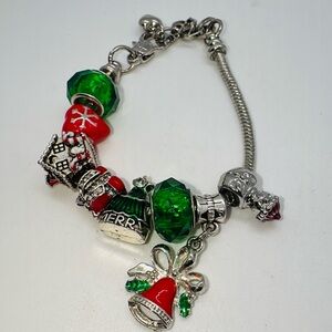Christmas themed bracelet
